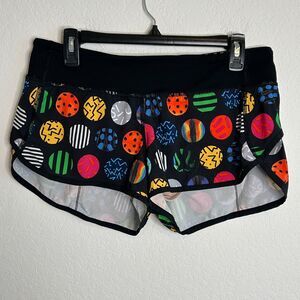 Lululemon Speed Short 2015 Seawheeze - Circle Pills Sz 8